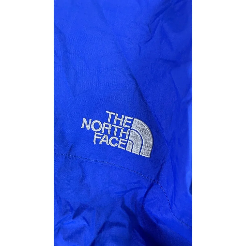 The North Face Rain Jacket Mens L Blue Good HyVent Hooded Waterproof Shell